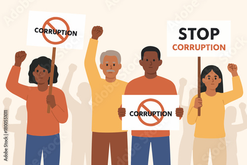 Anti-Corruption Campaign Banner