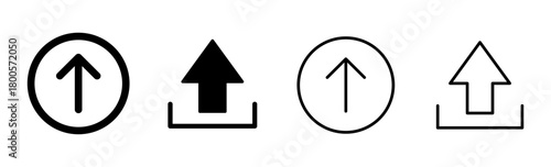 Upload icon set. load data symbol Free Download Upload icon set. load data symbol - GFXLoad
