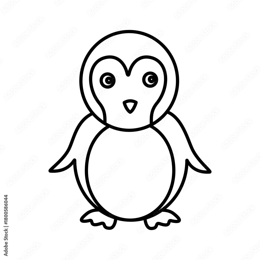 Obraz premium Penguin Icon