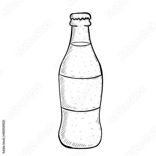Sketch bottle of water