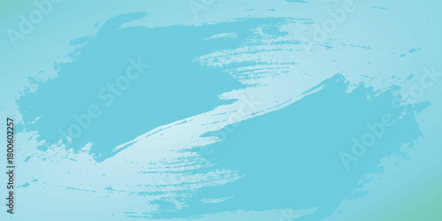 Abstract watercolor background hand-drawn on paper. Volumetric smoke elements. Blue-Green color. For design, web, card, text, decoration, surfaces.