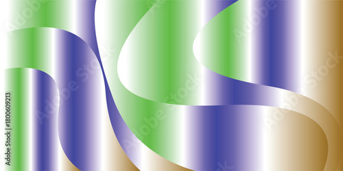 Abstract colorful wave background vector illustration with smooth gradient curves