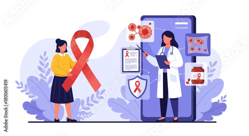 Medical Checkup Result Analysis with Red Ribbon