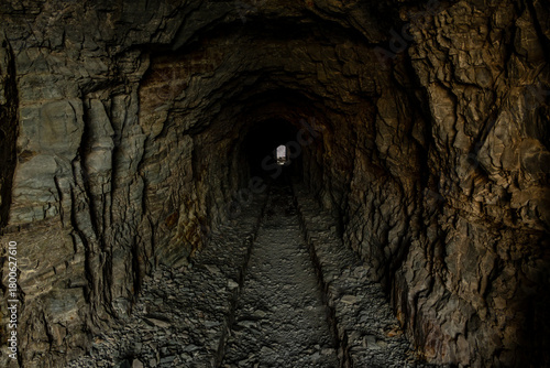 Narrow Walkway Through Ptarmigan Tunnel