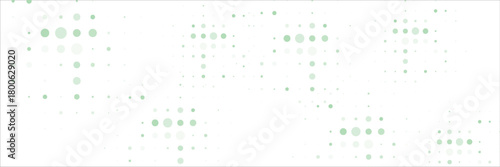 Light Blue, Green vector red banner with set of circles, dots. Donuts Background. Creative Design Template. Technological halftone illustration eps10