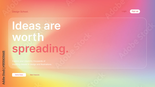 Premium Web Design Mockup: Hero Banner with Gradient Fade, CTA Buttons, and Clean Typography for Business, Portfolio, or SaaS Websites

