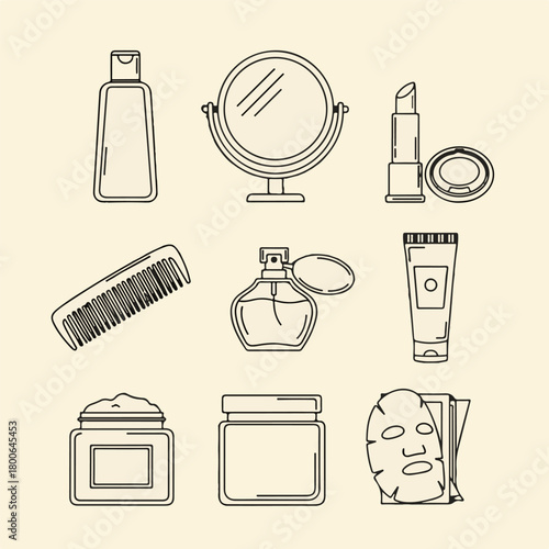 Beauty Products Icons