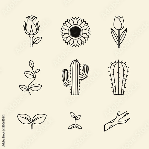 Floral and Plant Icons