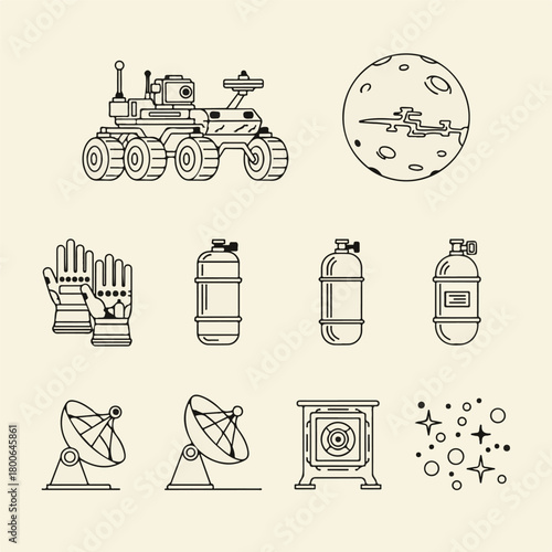Space Exploration Icons