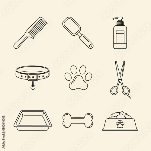 Pet Care Icons