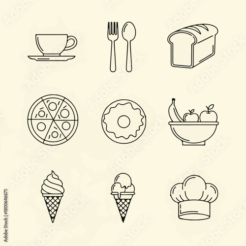 Food and Drinks Icons