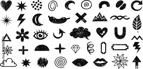 Dynamic hand-drawn wind lines and speed motion graphic elements, a vector illustration set conveying air currents, swiftness, and movement for design projects