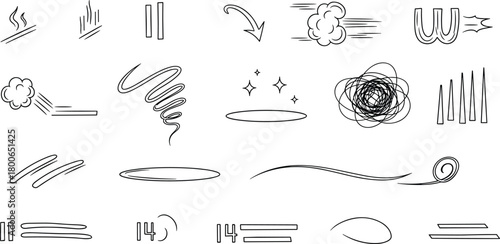 Diverse outline emoji icon set illustrating various human emotions and facial expressions for digital communication and social media platforms