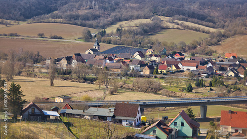 Malerische Weinberge an Saale und Unstrut, Historisches Weinanbaugebiet Mitteldeutschland, Naumburg, Freyburg, Kulturlandschaft, Burgenlandkreis, Sachsen Anhalt, Deutschland