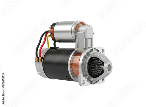 Automotive car starter motor engine component equipment part mechanical metal