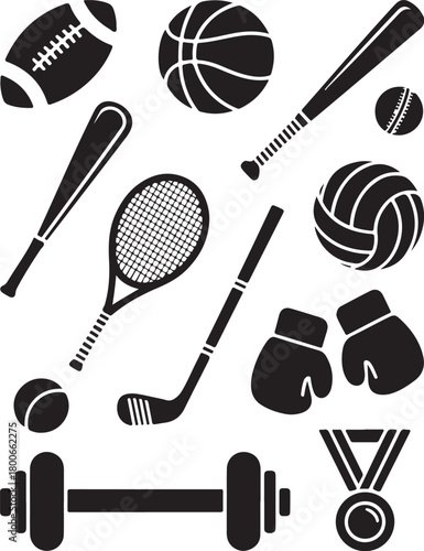 Dynamic sports equipment collection for active lifestyle designs