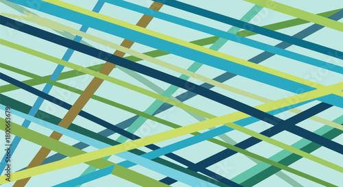 Abstract line pattern with fresh color palette creating a vibrant and modern design