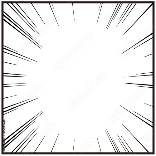 漫画フレーム素材