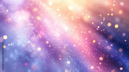 Abstract dreamy background with bokeh lights and soft pastel color gradients