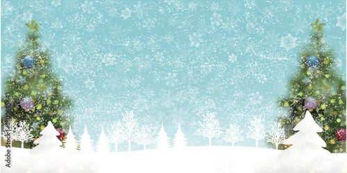 雪　クリスマス　冬　光　背景	