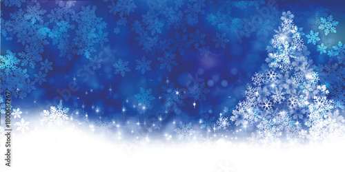 雪　クリスマス　冬　光　背景	