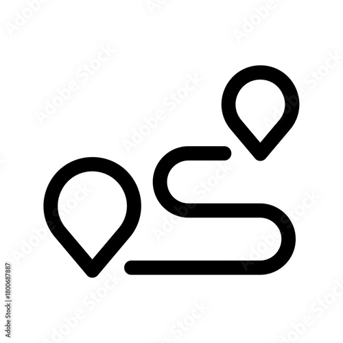 Map direction vector