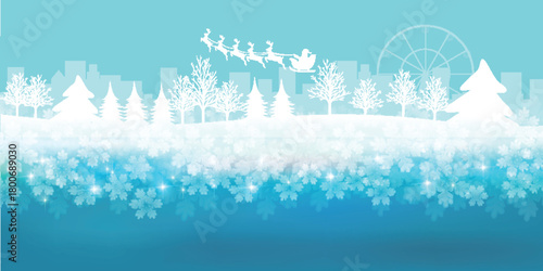 雪　クリスマス　冬　光　背景	