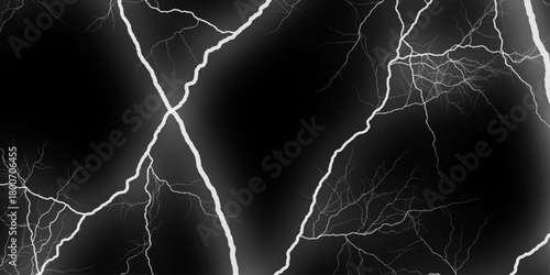 Abstract texture background in natural patterned. Intense electric line crackle across a stark. Glowing wavy lines template Color lightning concept in the dark. Dark white neon marble banner abstract 