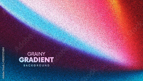 Calming pastel grainy gradient created from thousands of individual dots. Dreamy grainy background combining bright cool tones and soft warm shades. Artistic texture and modern airy palette. Vector