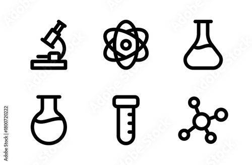 Advanced Bioengineering Icon Set for Modern Genetic Research Symbols and Professional Biotechnology Innovation Graphic Resources