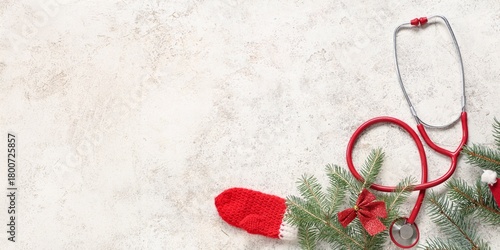 Stethoscope with Christmas ...
