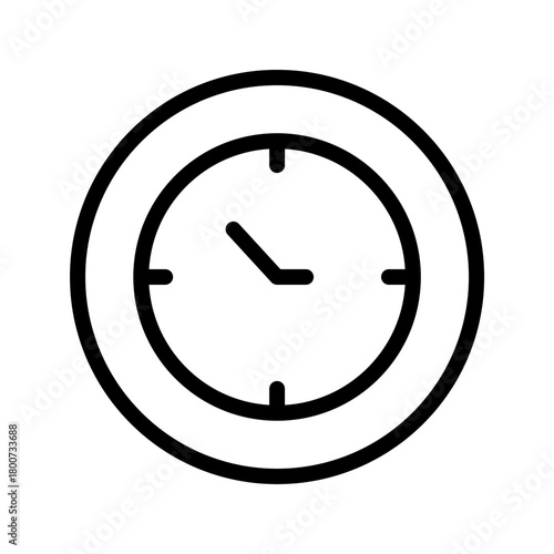 Modern Clock icon set, versatile timekeeping and scheduling symbols for productivity apps, event management, and digital interfaces