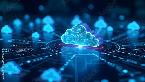 Futuristic Multi-Cloud Orchestration Dashboard with Real-Time Analytics
