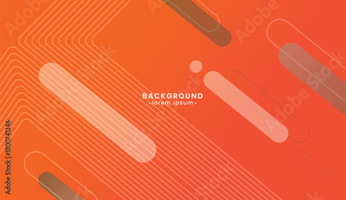 Abstract geometric design with muted pill shapes on orange backdrop. Ideal for medical presentations, website banners, or marketing materials.