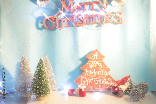 かわいいクリスマスオブジェクリスマスイベントのイメージ