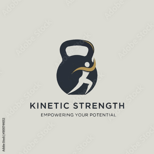 Kinetic Strength Logo Depicting Fitness and Empowerment.
