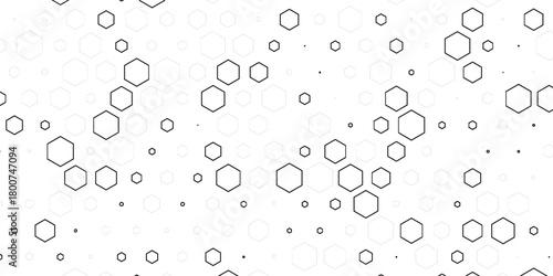 Hexagonal pattern cyberspace green background. Hexagon Grid tech pattern. Eps 10