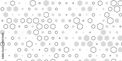 Hexagonal pattern cyberspace green background. Hexagon Grid tech pattern. Eps 10