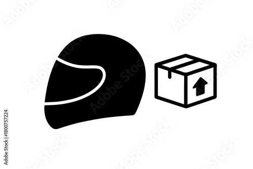 Delivery Biker Helmet