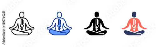 Cool Down icon set multiple style collection