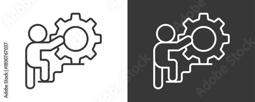 Challenge Icon Set Vector Collection Isolated In Black And White