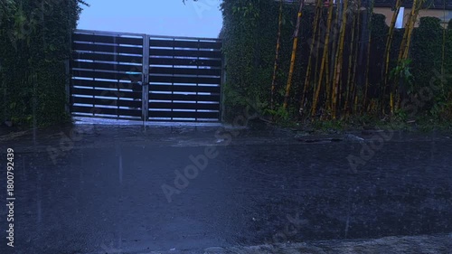 heavy rain in the afternoon