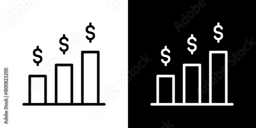 Sales Icon Line Style Vector Illustration 