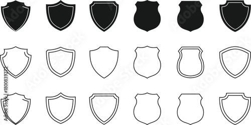 Arrow Cursor Icons, Black and White Pointer Collection, Navigation Symbols, Transparent Background