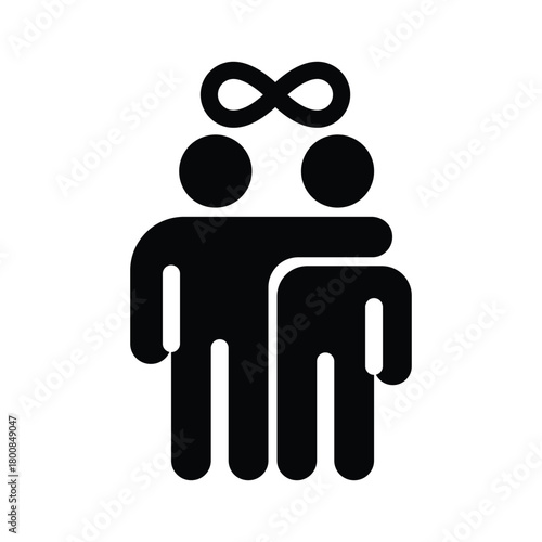  best friend solid icon illustration vector graphic.eps