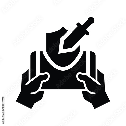 mobile game solid icon illustration vector graphic.eps