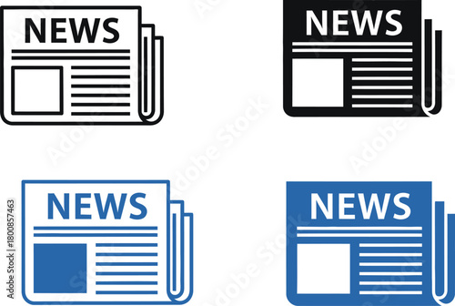 BBQ Smoker Grill Set, Dark Isolated Silhouettes with Flames on White Background