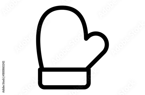 手袋のシンプルなベクターアイコン