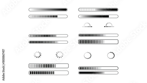 Loading bars and circular loaders