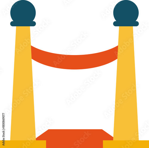 Flat Movie Cinema Icon Element